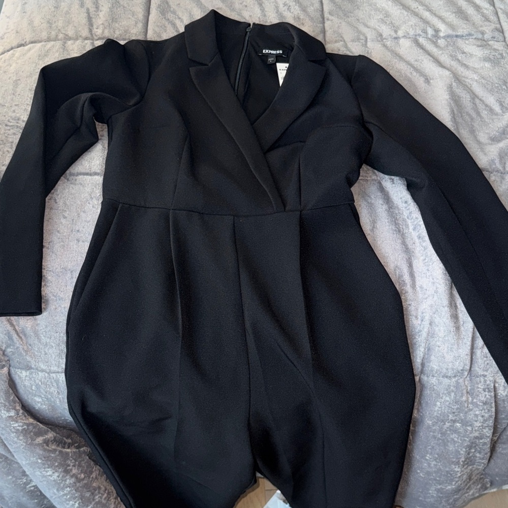 Express Black Blazer jumpsuit
